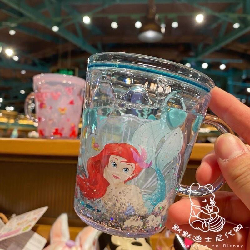 CANGKIR GELAS MINUM ANAK MOMTIF DISNEY MINNIE MICKEY FROZEN ARIEL MERMAID