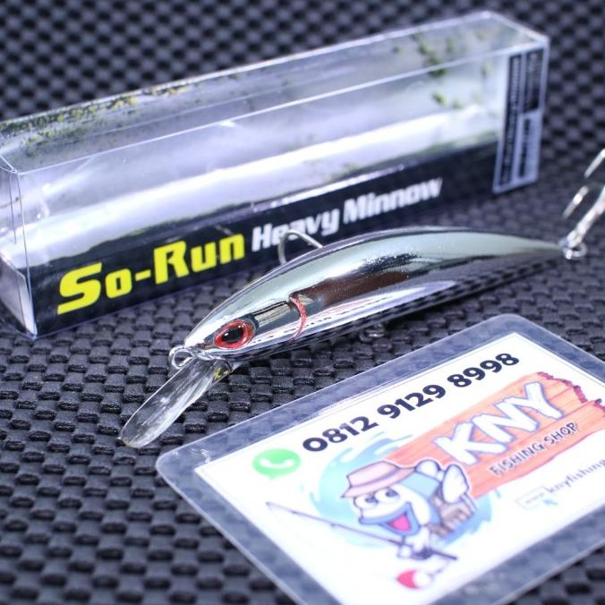 Storm Gomoku So Run Heavy Minnow 110Mm Uv Silver Lure Umpan Mancing