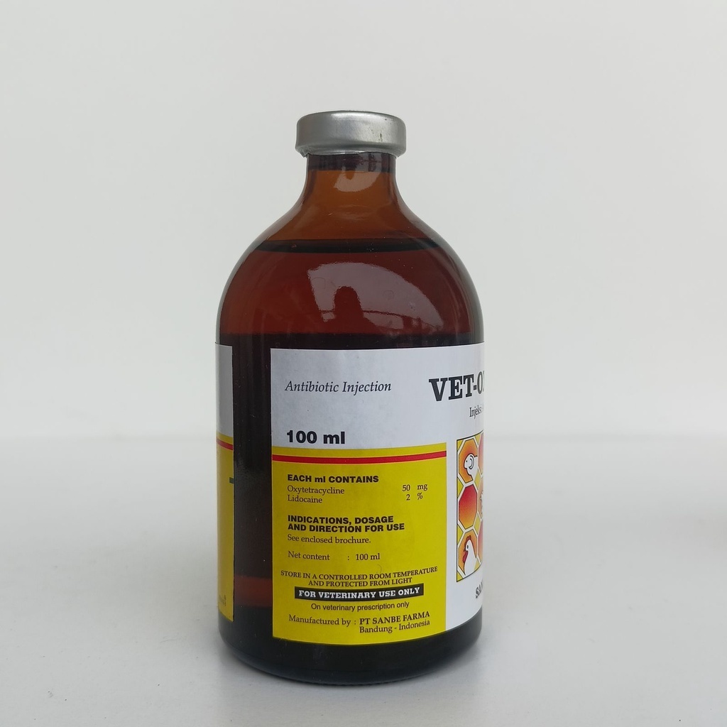 VET OXY SB 100ML dan 50ML - Antibiotik Hewan Sanbe