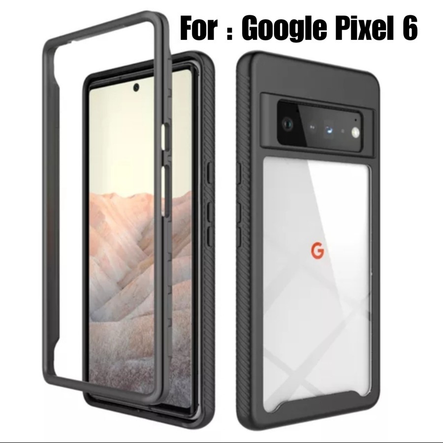 CASE GOOGLE Pixel 6 / Pixel 6 Pro / Pixel 6a/ Pixel 7 / Pixel 7 Pro / Pixel 7a CRYSTAL FULL PROTECTI