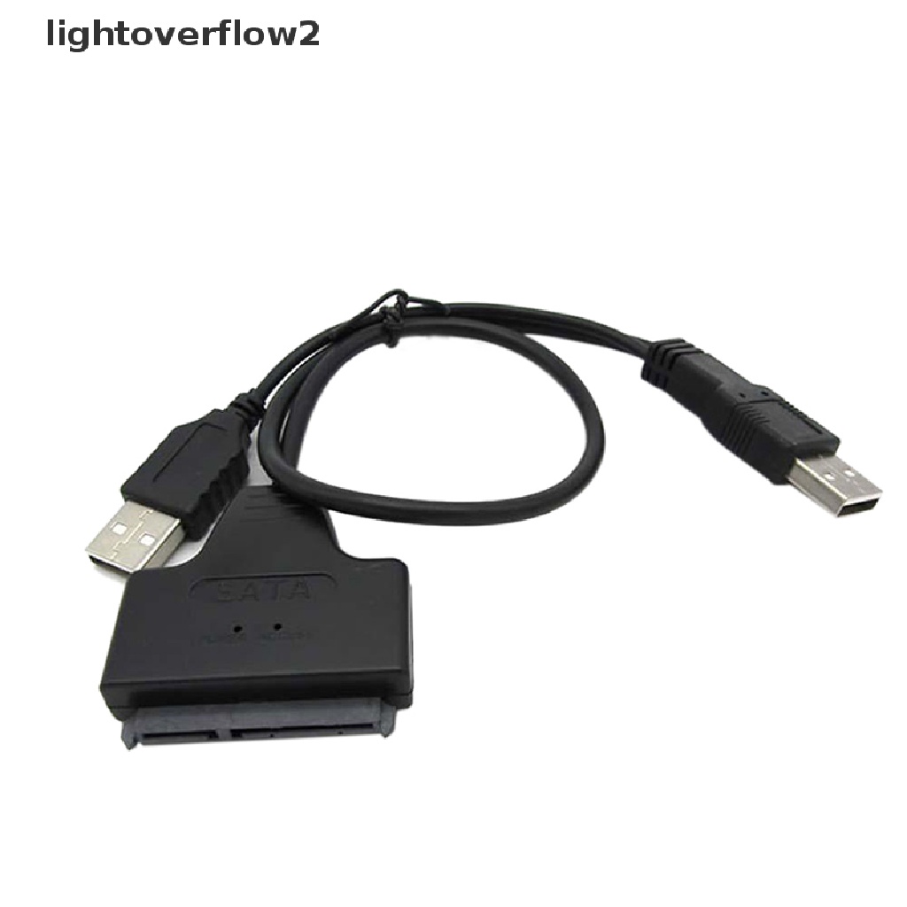 (lightoverflow2) Kabel Adapter USB 2.0 Ke SATA Serial ATA Untuk HDD SSD 2.5 &quot;  (ID) Buku Novel Dewasa Dalam Bahasa Mandarin