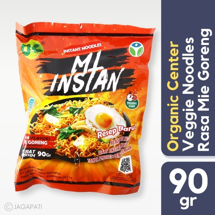 

SALE Organic Center - Mie Goreng Veggie Noodle 90gr - Rendah Gluten
