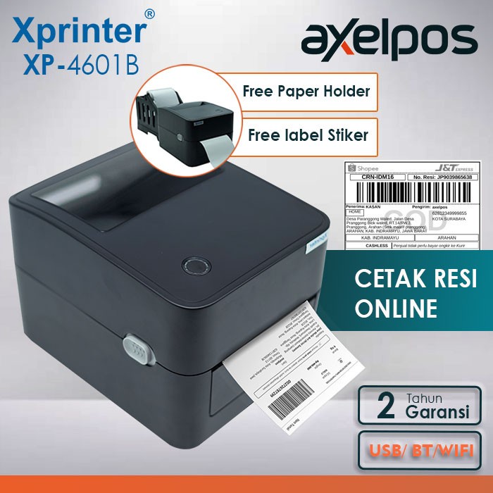 PRINTER BARCODE THERMAL LABEL XPRINTER XP-4601B USB - BLUETOOTH - WIFI