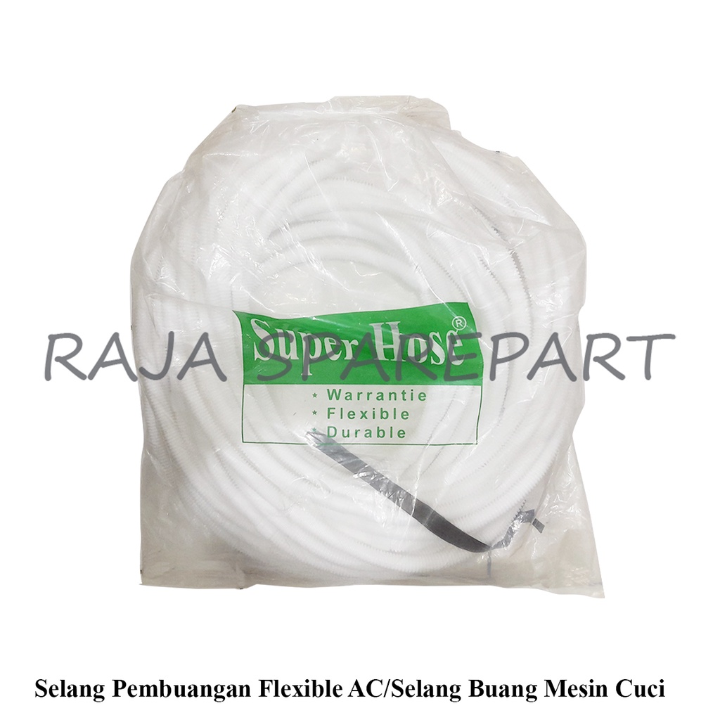 Selang AC Pembuangan/Selang Air AC Flexible/Selang Drain Air AC/Selang Inlet Mesin Cuci 2 Tabung (HARGA PER ROLL)