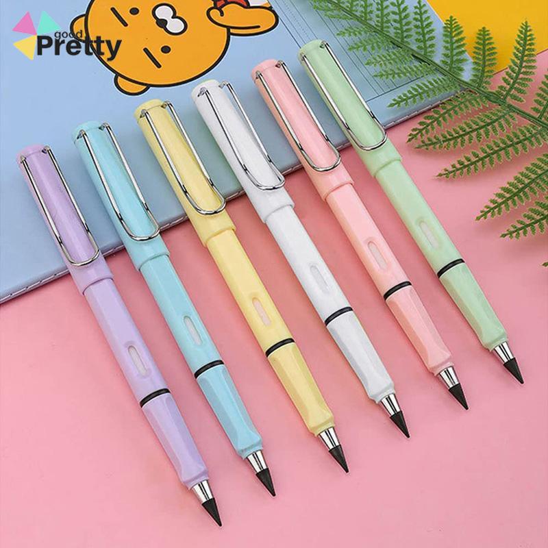 Pensil Pencil tanpa batas Painting Brush Everlasting HB Eternal Pencil - Biru Tidak perlu memotong dan menulis terus-menerus - PD