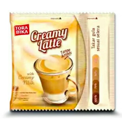 

Kopi Bubuk Instant Tora Bika Creamy Latte 25g