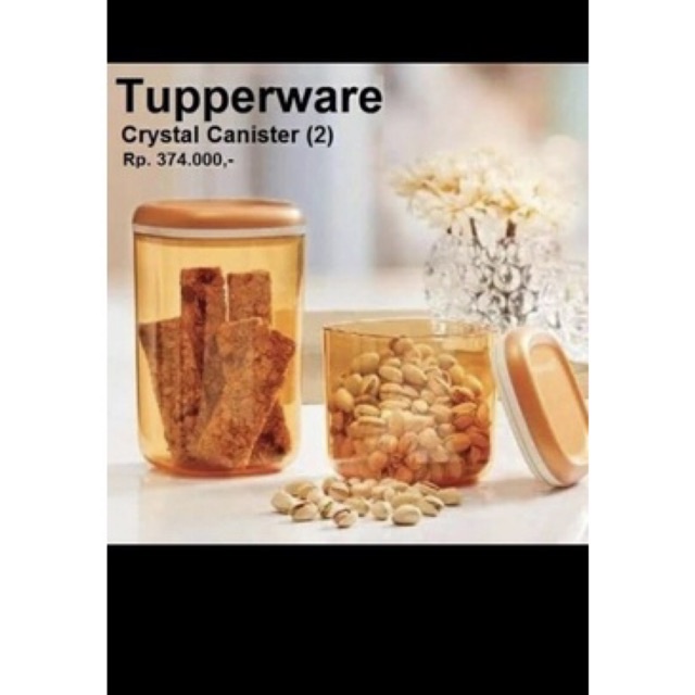 TUPPERWARE PROMO CRISTAL CANISTER