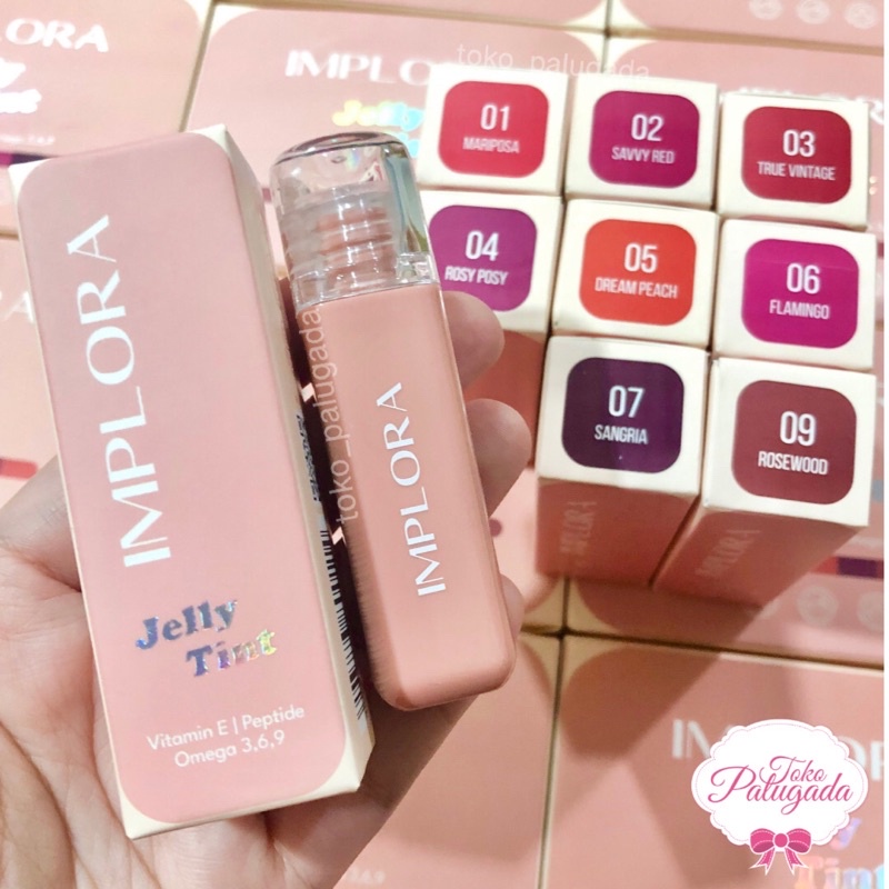 Jual IMPLORA JELLY TINT LENGKAP 5ML Shopee Indonesia