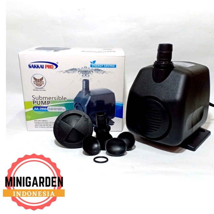 SAKKAI PRO AA-3900 POMPA AIR CELUP AQUARIUM WATER PUMP KOLAM MANCUR