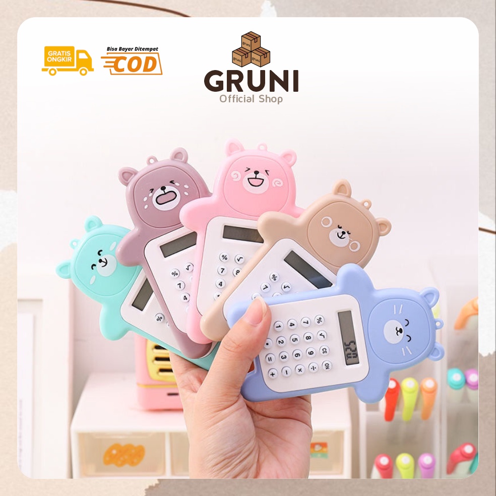

GRUNI ST0009 Kalkulator Mini Karakter 8 Digit