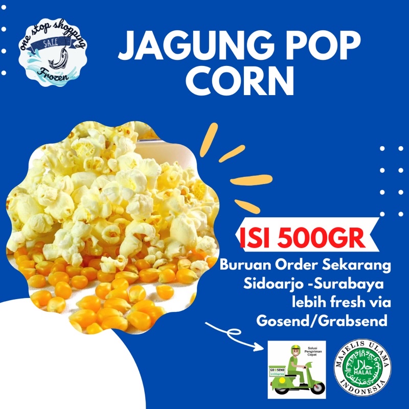 

Jagung Pop Corn Kemasan 500gram