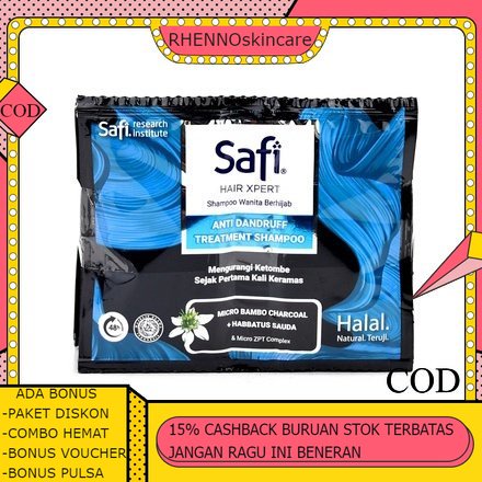 NEW 2022 Safi Hair Xpert-Anti Dandruff Shampoo Sachet Perawatan Rambut Ketombe Shampo Safi ORIGINAL