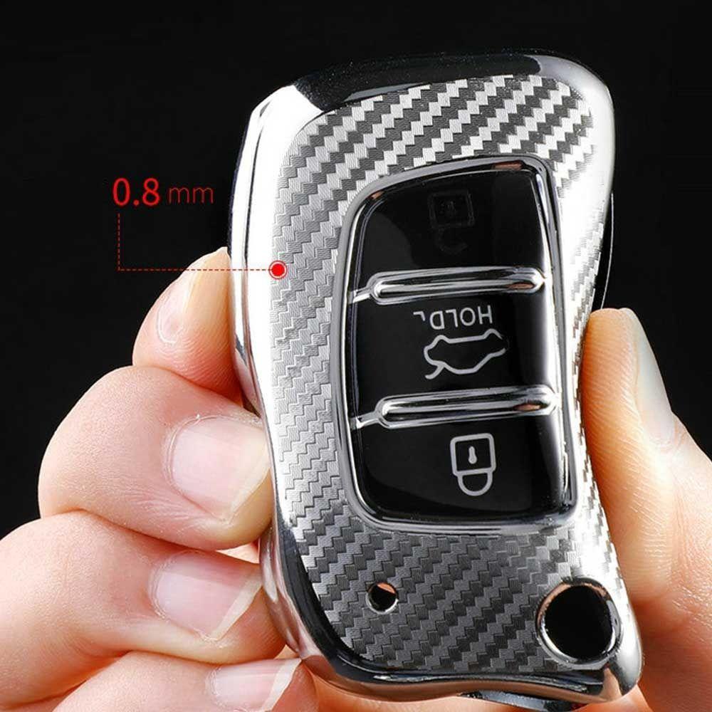 Top Remote Key Case Full Protection Pelindung Aksesoris Mobil Key Fob Cover