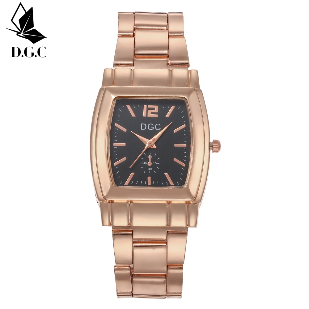✨DGC✨ Jam Tangan Couple Kuarsa baja menonton pria dan wanita menonton murah watch C93