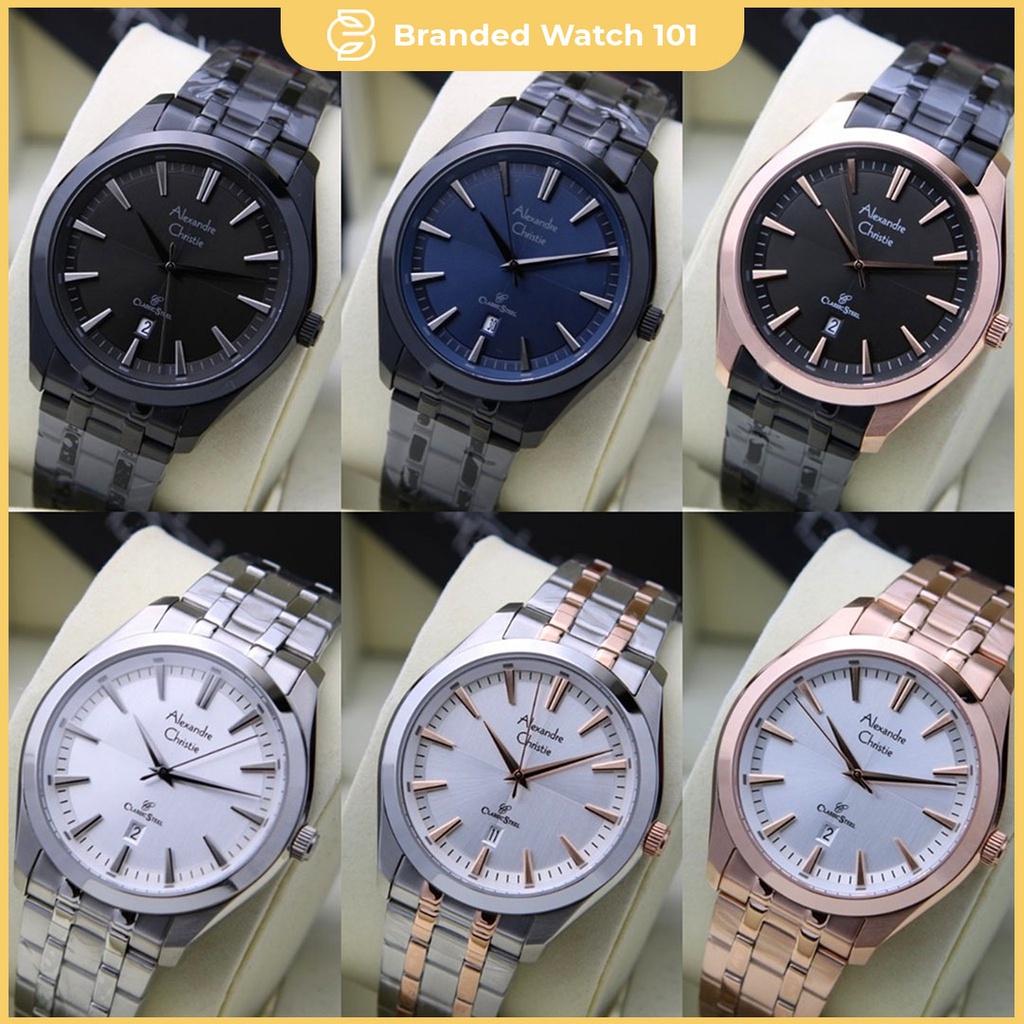 ORIGINAL Jam Tangan Pria Alexandre Christie AC 8646 / AC8646 Garansi 1 Tahun Resmi