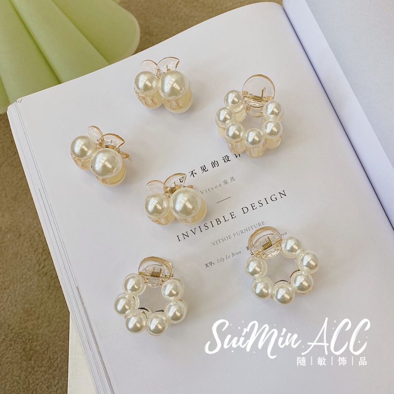 JEPIT HAIRCLIP PEARL JEPITAN RAMBUT JEDAI AKRILIK MINI MUTIARA KECIL KLIP PONI BULAT BUNDAR CAKAR KOREA AKESESORIS WANITA KOREAN WOMEN HAIR BANGS FRINGE CLIPS MINI SMALL SIZE CLAW ACCESSORIES CLUTCHER CLIP PEARLS STONE CIRCLE ROUND