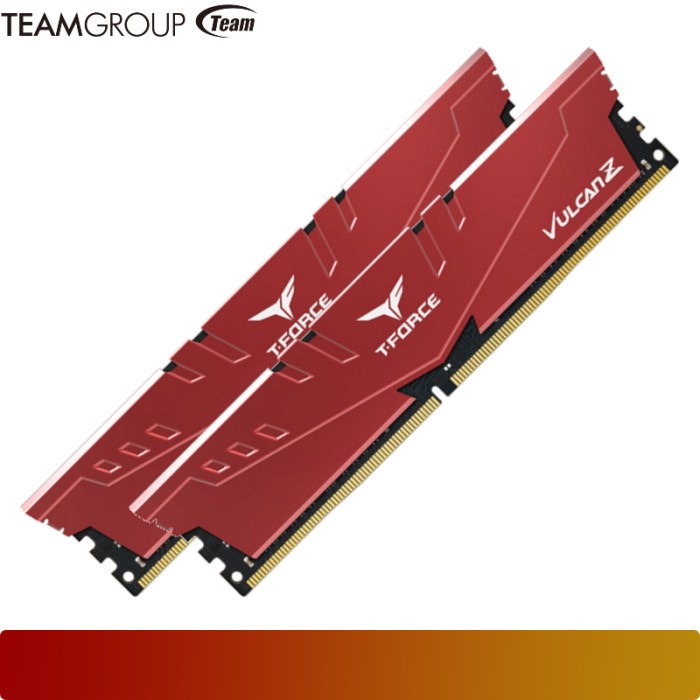 TEAM TLZRD416G3200HC16FDC01 | Vulcan Z Red 16GB (2x8GB) DDR4 3200MHz