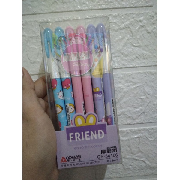 

Erasable pen /pulpen hapus karakter/bt21