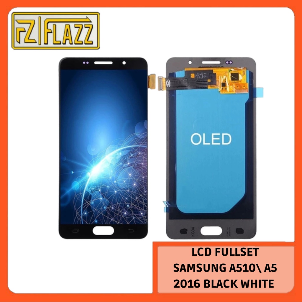 LCD TOUCHSREEN SAMSUNG A510  15 2016 OLED INCELL FULLSET BLACK WHITE