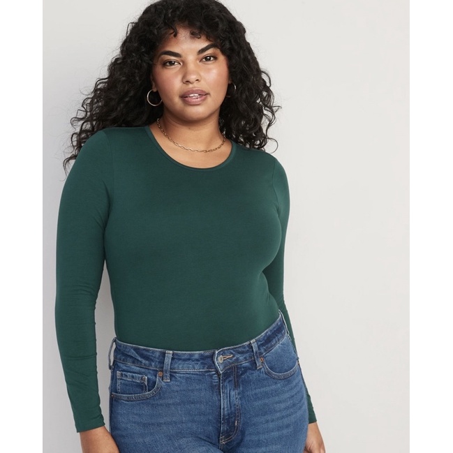 Old Navy Long-Sleeve Jersey Bodysuit for Women