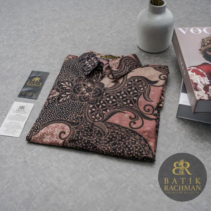 Terlaris Baju Atasan Kemeja Kameja Batik Pekalongan Pria Cowok L Laki Lengan Panjang Premium Modern 