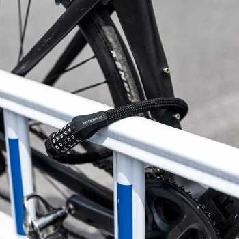 GSuV Premium Gembok Sepeda Bicycle Lock Kode Angka Password 5 Digit 3242 Rockbros Black Or-i