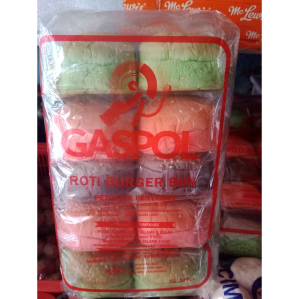 

Gaspol Roti Burger Wijen Warna Isi 10