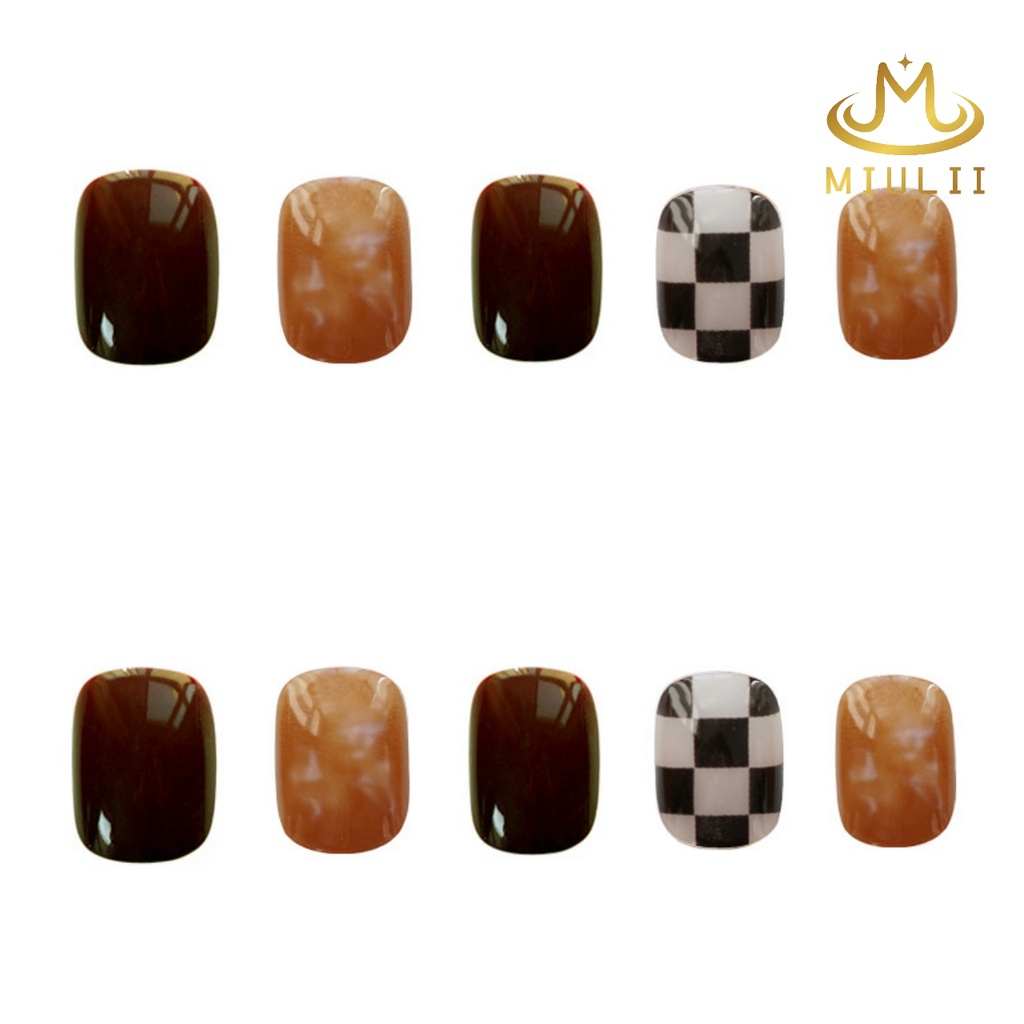 MIULII / KUKU PALSU   A0624  / 24PCS / 3D / NAIL ART / PREMIUM / CUTE / FREE LEM JELLY / KUTEK