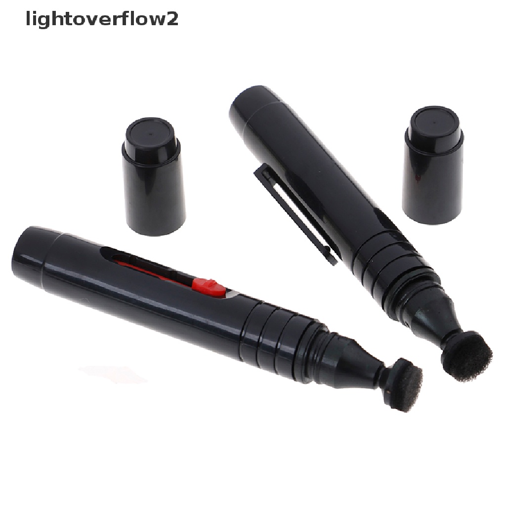 (lightoverflow2) 2pcs Pen Brush Pembersih Lensa Kamera Portable