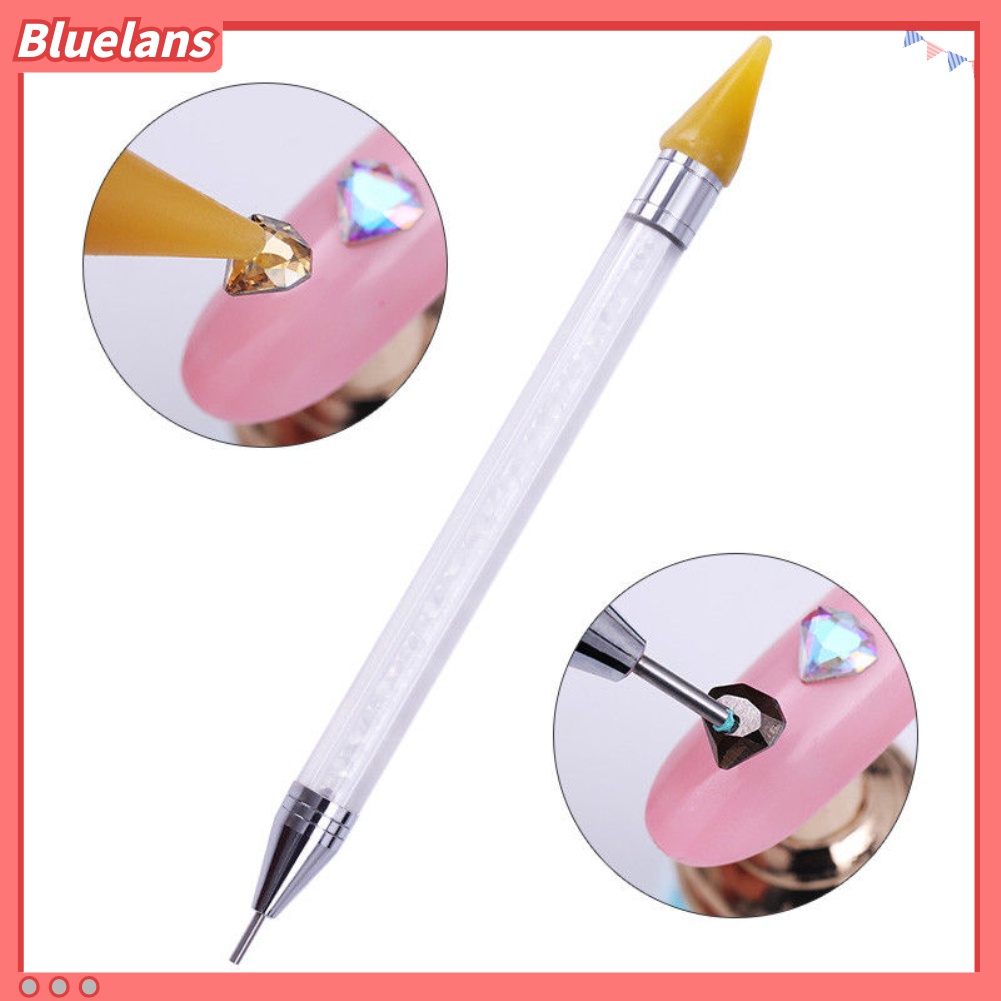 (In Stock) Kacamata Hitam Lensa Warna Warni ♡Pen Dotting Manik-Manik Kristal Berlian Imitasi Untuk Nail Art