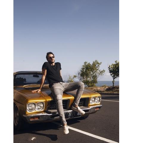 Viral LOD.DENIM - Celana Jeans Panjang Biker Denim HARBOR GREY