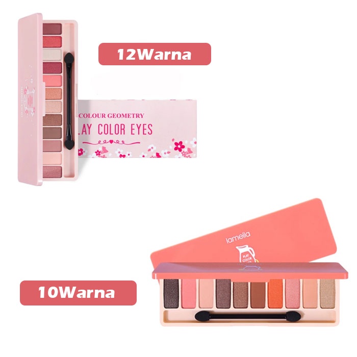 Hope Store - Lameila Eyeshadow Play Color Eyes Pallet Makeup Anti Air dan Tahan Lama