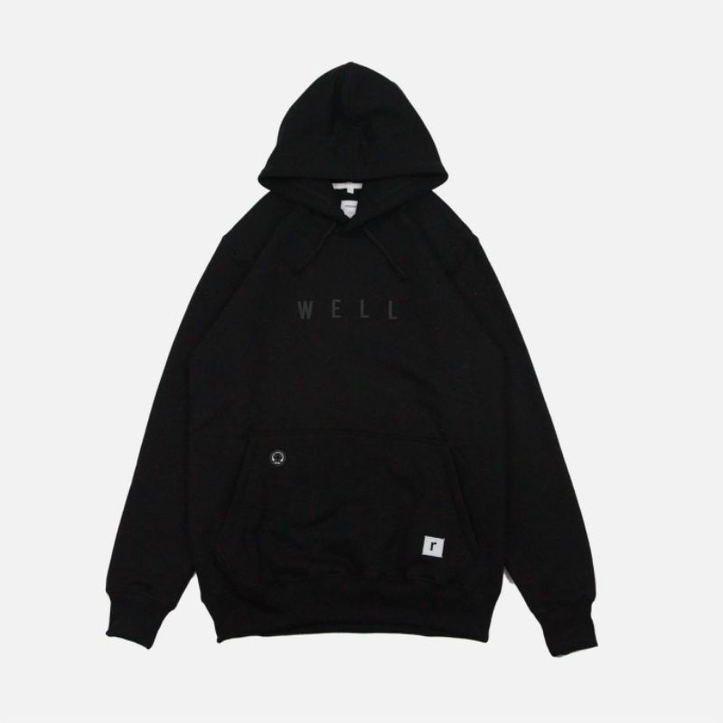 HOODIE RATTLE HITAM - WELL