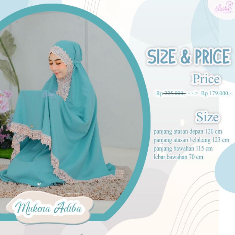 Mukena Adiba by izeta Daily ready stock