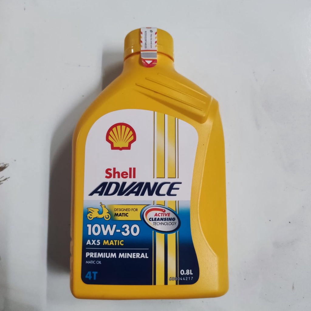 Oli SHELL AX5 Scooter 10W30 0.8L 800ml AX 5 untuk matic HONDA