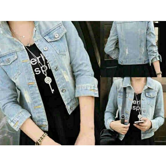 Limited - Jaket Welly jeans  Prada Ripped Jacket / jaket jeans / jaket sobek . .. . ..