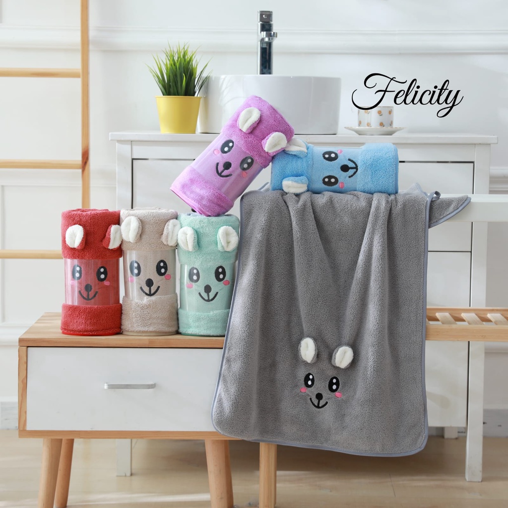 KUP - COD MURAH HANDUK/ TOWEL LUCU UKURAN JUMBO DESAIN   80 X 160CM