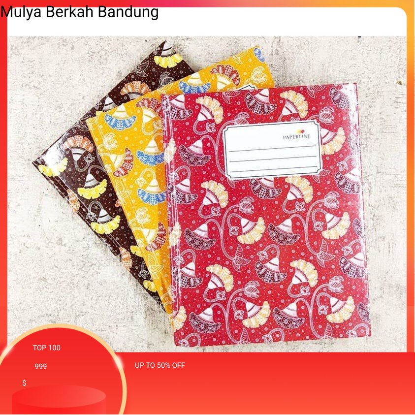 

Buku catatan/paper line/note pad bebagai ukuran isi 100 lembar