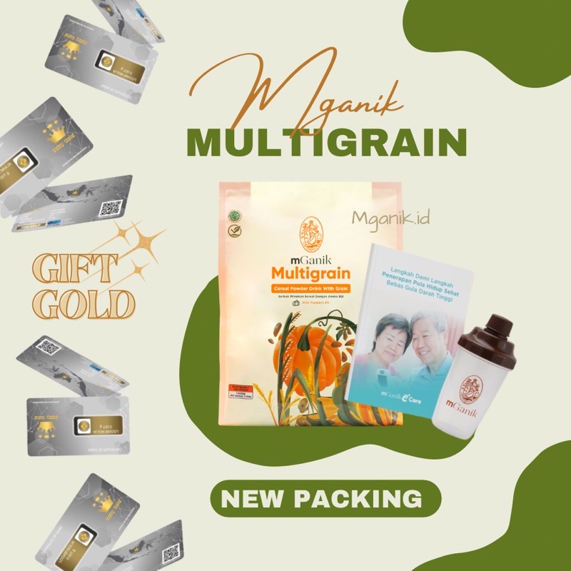 

(FREE GIFT) Mganik Multigrain Paket 1 Bulan - 1500gr