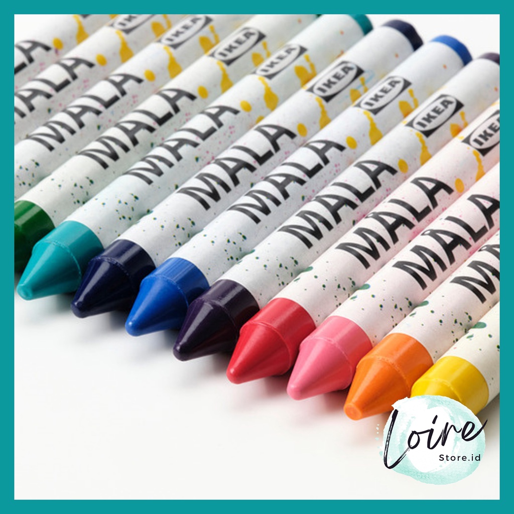 

CRAYON ANEKA WARNA ISI 12 PCS | MALA