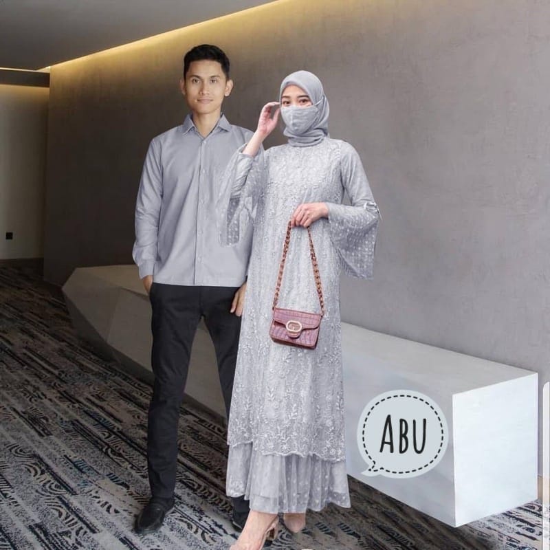 BJ - GAMIS COUPLE ANGLE KEMEJA PRIA/ GAMIS UKURAN M, L, XL ,XXL , XL KEMEJA  / GAMIS KEMEJA KONDANGAN COUPLE / GAMIS KEMEJA PESTA COUPLE