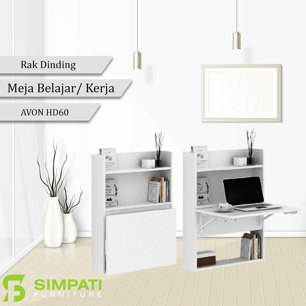 Meja Belajar/Meja Lipat Dinding/Meja Kerja Pro Design AVON HD60