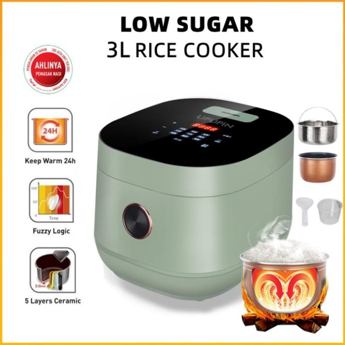 Sii066- Upupin Rice Cooker Low Carbo Magic Com 3L Alat Memasak Nasi Re Sakirunahme