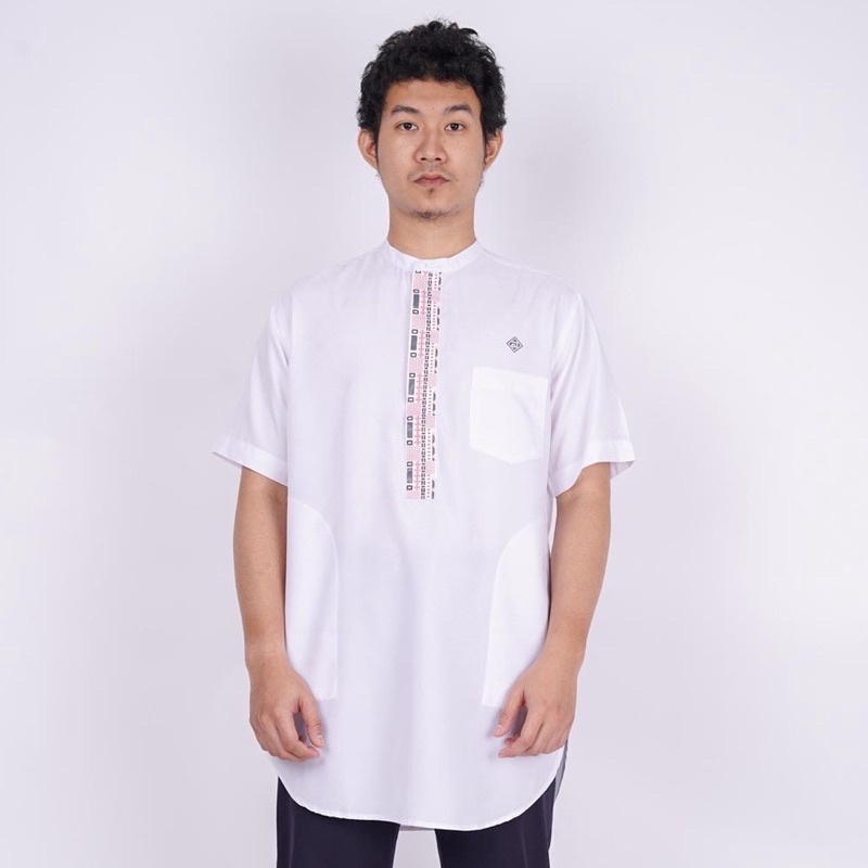 Hisyam Koko Kurta Pria Pendek Sade