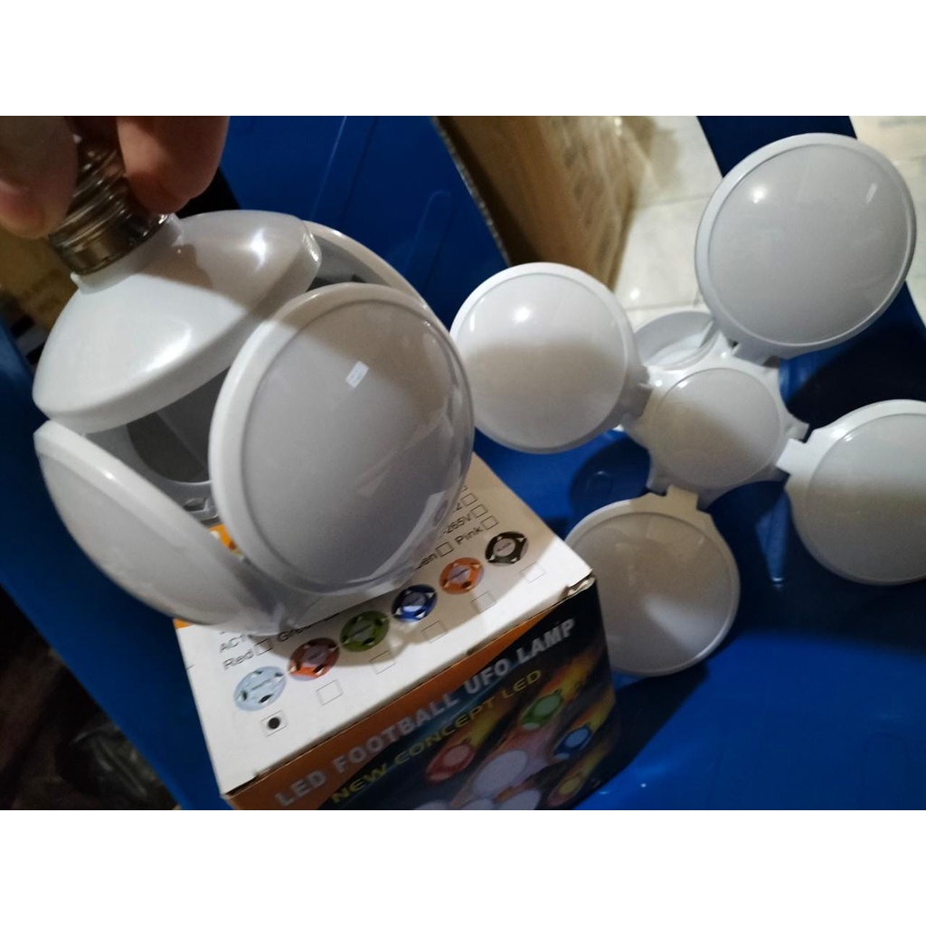 [MURAH] Bola Lampu UFO/Lampu LED Bohlam 30Watt/lampu Model Dragon Ball 5 sisi lampu