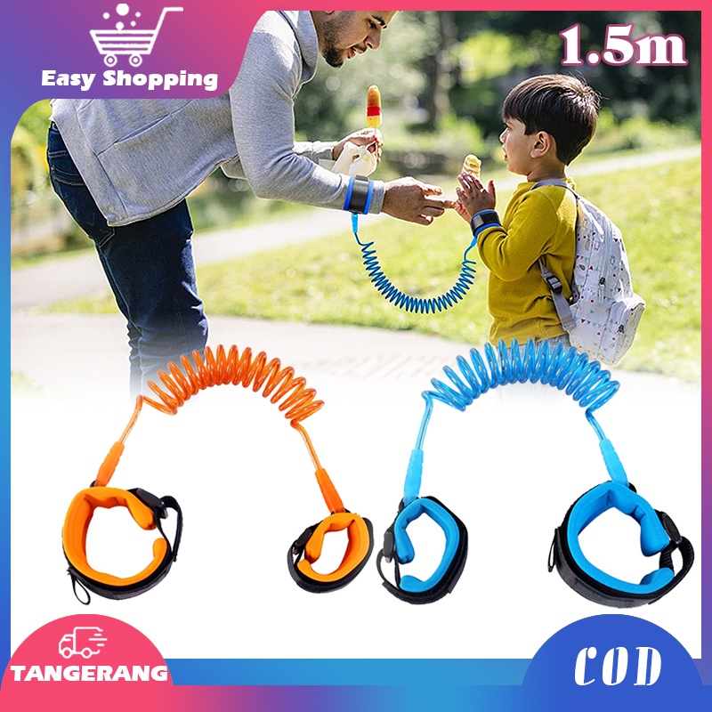 1.5m Tali Pengaman Anak/Tali Pengikat Tangan Anak Anti Lost/Safety Strap Anak/Sabuk Pengaman Anak/Tali Tuntun Jalan Tarik