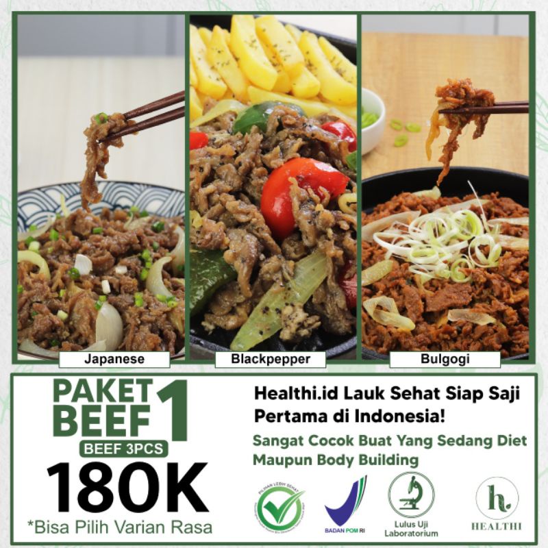 

PAKET 1 BEEF HEALTHI.ID (3PCS BEEF)