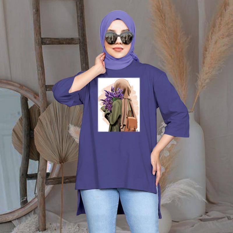 FC - TUNIK BASIC OVERSIZE WANITA HIJAB'S VARIASI 050 DTF