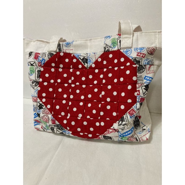 Tas Tote Patchwork Love