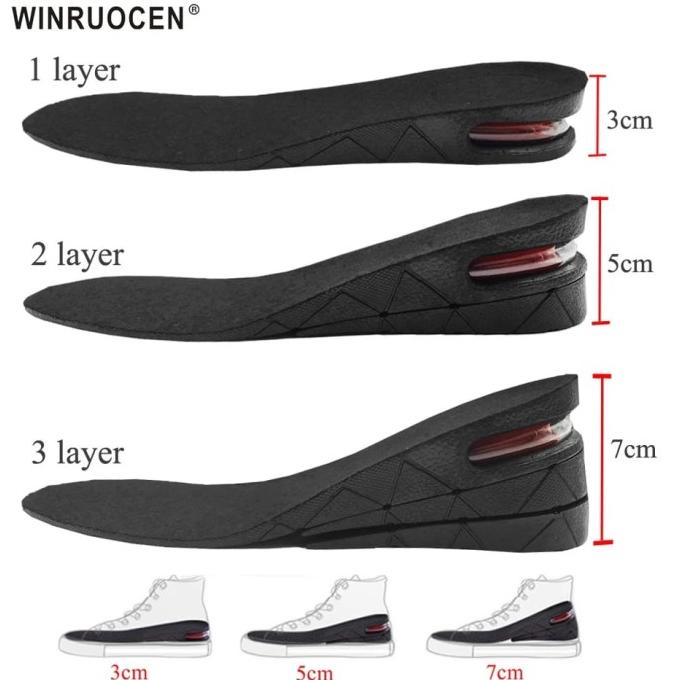 ALAS SEPATU PENINGGI BADAN INSTANT INSOLE PENINGGI BADAN SOL SEPATU